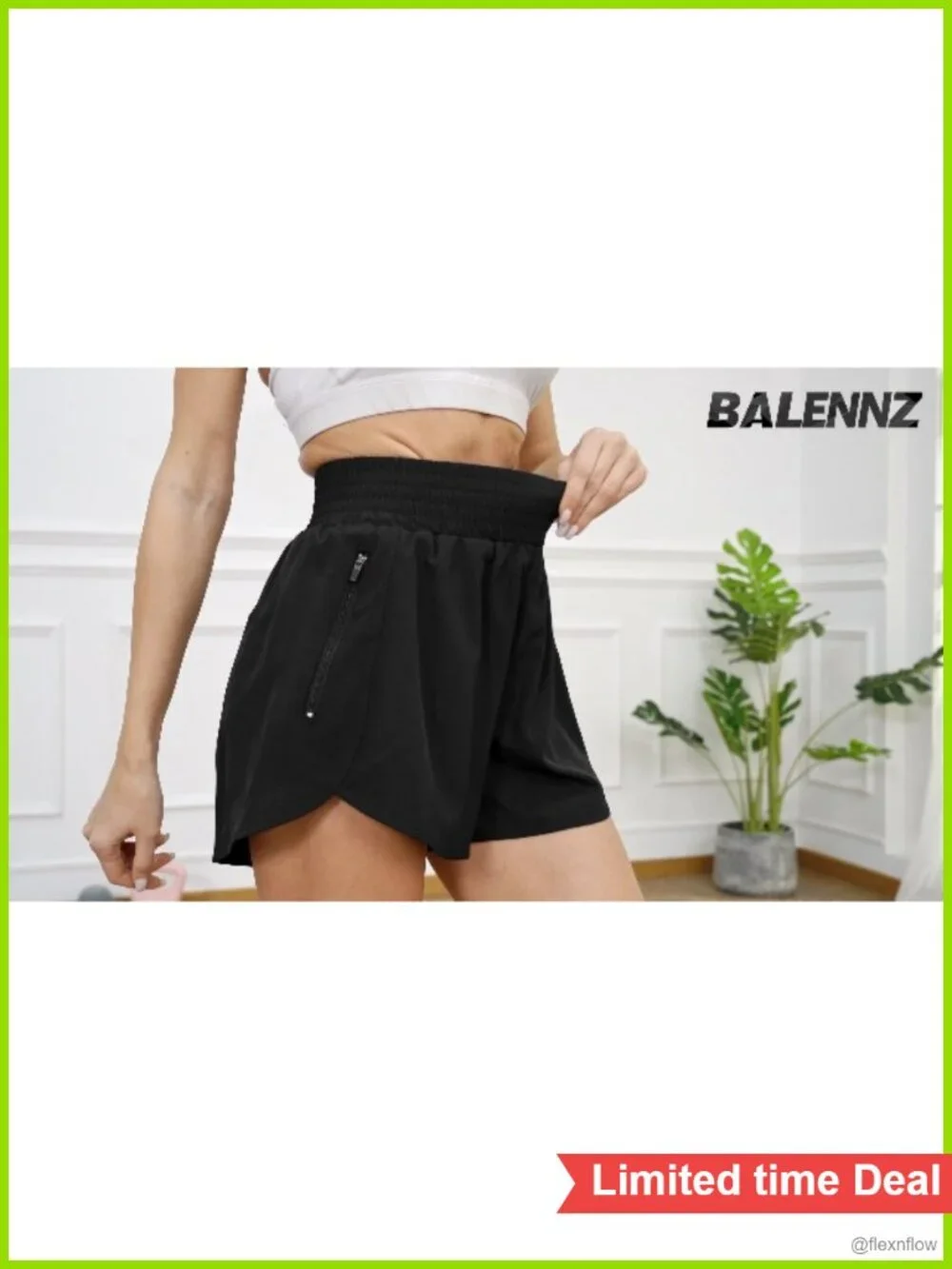 Athletic Shorts with Pockets High Waisted Workout Running Shorts for Women Pull